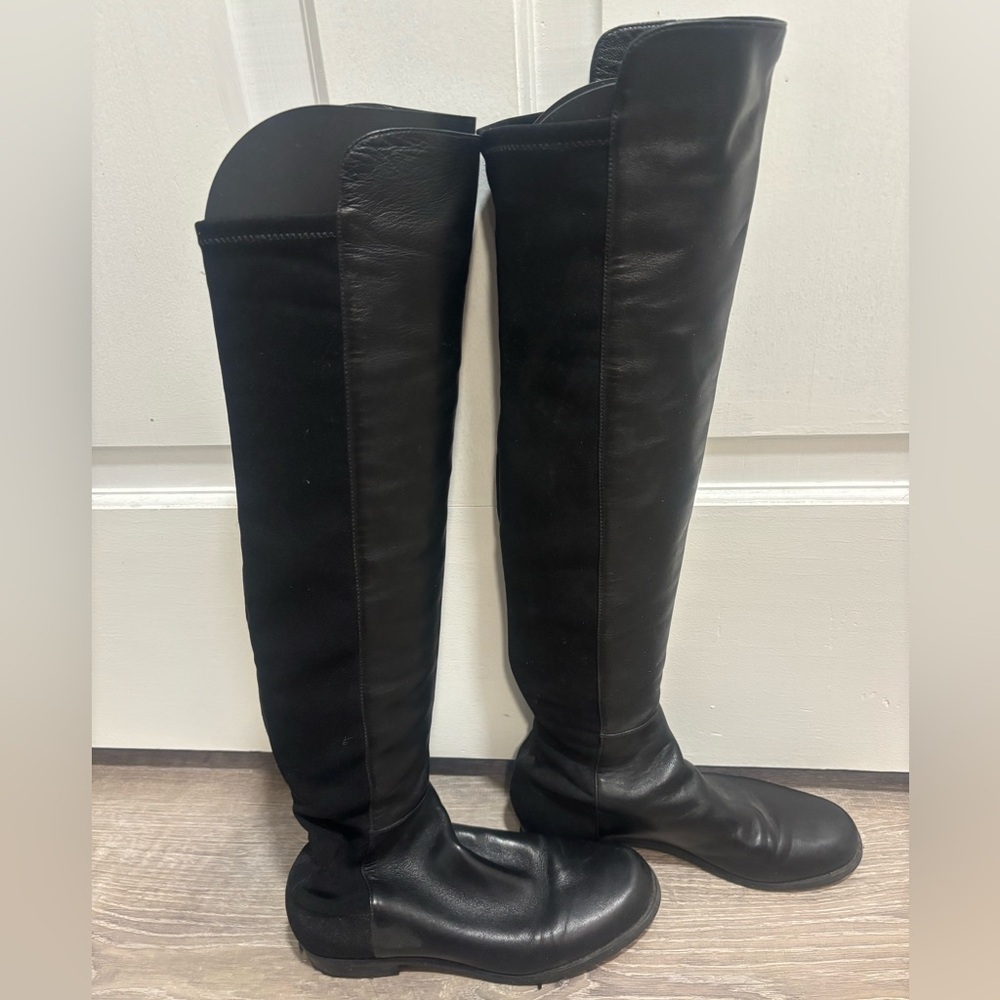 Stuart Weitzman Black Over-the-Knee Boots